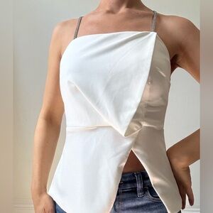 Rhinestone straps top